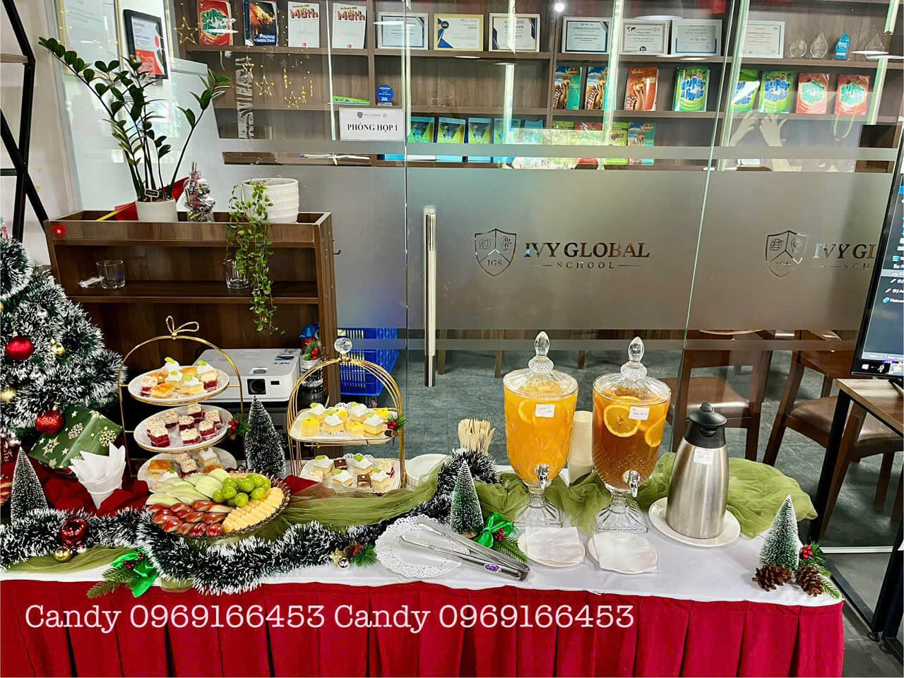Set up tiệc teabreak sự kiện ra mắt sản phẩm KEYSHIN 5