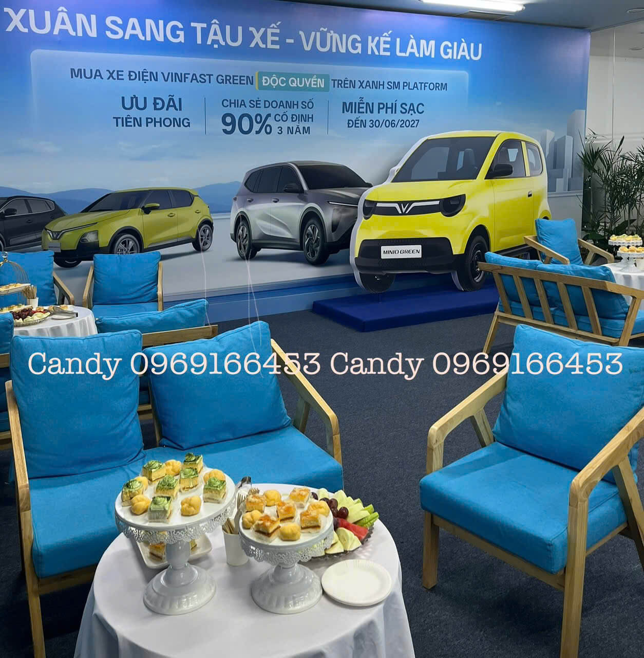 Bàn tiệc tea break hội nghị thường niên 2