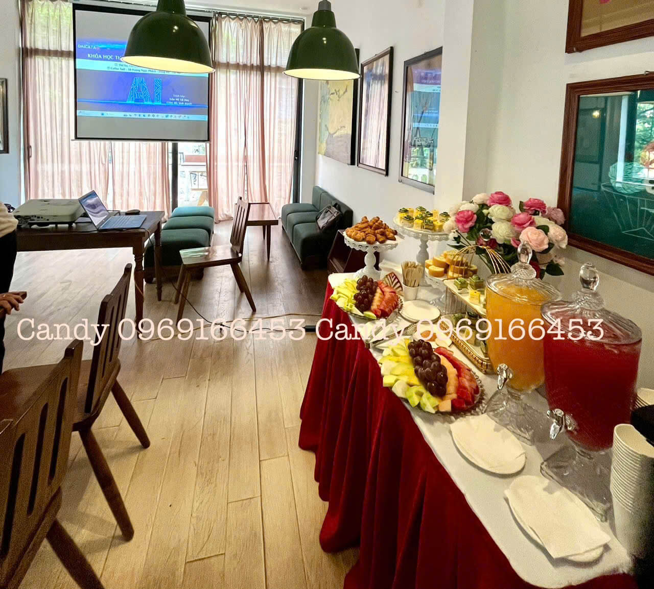 Bàn tiệc tea break hội nghị thường niên 4